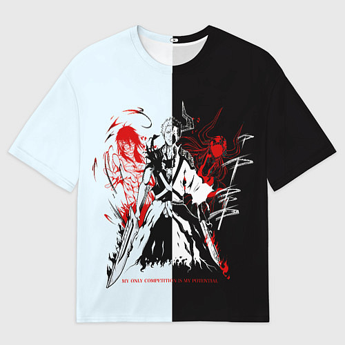 Женская футболка оверсайз Ичиго Блич / 3D-принт – фото 1