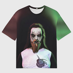 Футболка оверсайз женская Death 2 A666 by Apkx, цвет: 3D-принт