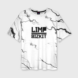 Футболка оверсайз женская Limp bizkit storm black, цвет: 3D-принт