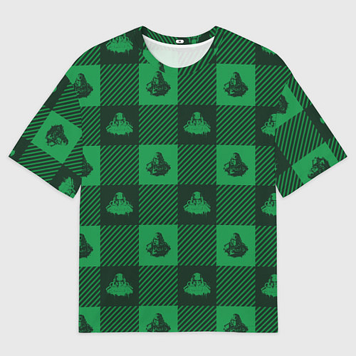 Женская футболка оверсайз Паттерн Братство стали / 3D-принт – фото 1