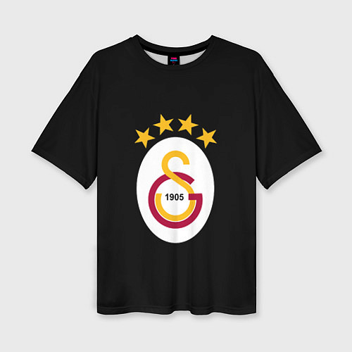 Женская футболка оверсайз Galatasaray logo fc / 3D-принт – фото 1