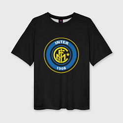 Футболка оверсайз женская Inter fc, цвет: 3D-принт