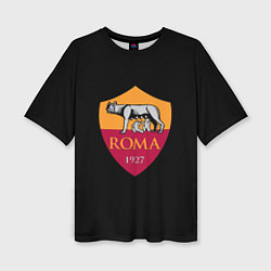 Футболка оверсайз женская Roma fc club sport, цвет: 3D-принт
