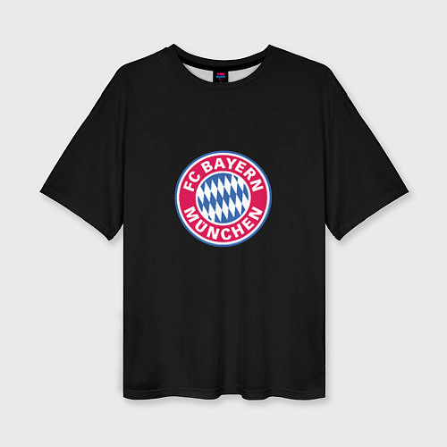 Женская футболка оверсайз Бавария фк клуб / 3D-принт – фото 1