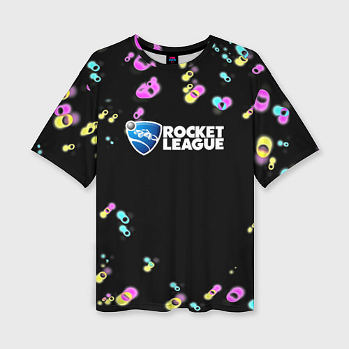 Женская футболка оверсайз Rocket League game / 3D-принт – фото 1