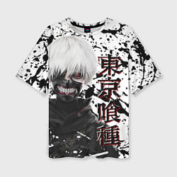 Женская футболка оверсайз Kaneki Ken - Токийский Гуль