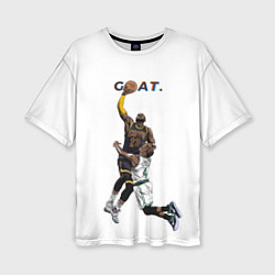 Футболка оверсайз женская Goat 23 - LeBron James, цвет: 3D-принт