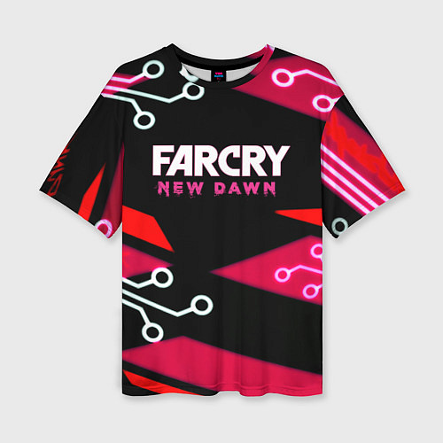 Женская футболка оверсайз Farcry new dawn / 3D-принт – фото 1