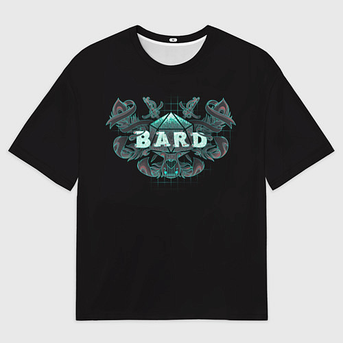 Женская футболка оверсайз Bard - Dnd / 3D-принт – фото 1
