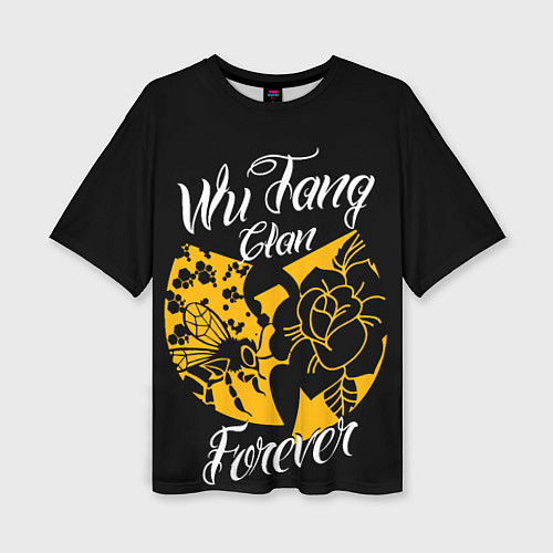 Женская футболка оверсайз Wu tang forever / 3D-принт – фото 1