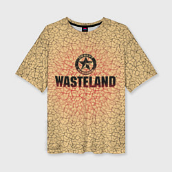 Женская футболка оверсайз Wasteland со значком рейнджера