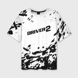 Женская футболка оверсайз Driver 2 краски