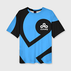 Женская футболка оверсайз Cloud9 - fan art