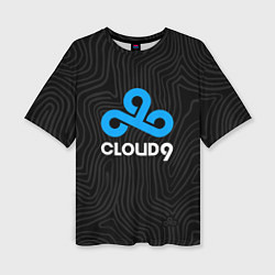 Женская футболка оверсайз Cloud9 hi-tech