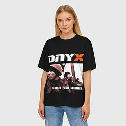 Футболка оверсайз женская Onyx - shut em down, цвет: 3D-принт — фото 2