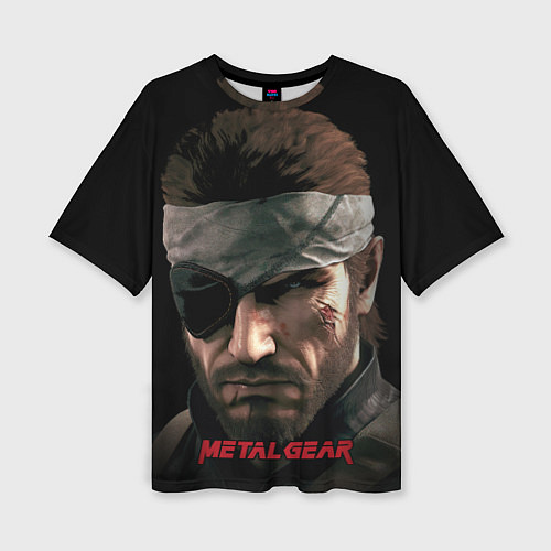 Женская футболка оверсайз Metal gear Venom Snake / 3D-принт – фото 1