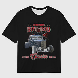 Женская футболка оверсайз Классический хотрод на базе автомобиля 30-х годов