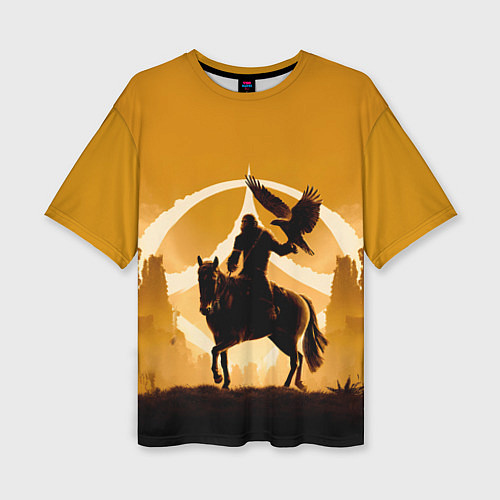 Женская футболка оверсайз Ноа планета обезьян / 3D-принт – фото 1