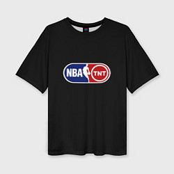 Футболка оверсайз женская NBA logo tnt, цвет: 3D-принт