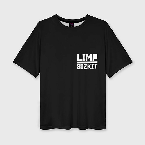 Женская футболка оверсайз Lim Bizkit logo / 3D-принт – фото 1