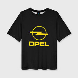 Женская футболка оверсайз Opel yellow