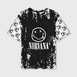 Футболка оверсайз женская Nirvana teddy, цвет: 3D-принт