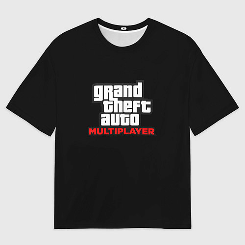 Женская футболка оверсайз GTA мультиплеер / 3D-принт – фото 1