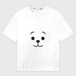 Футболка оверсайз женская BT21 RJ, цвет: 3D-принт