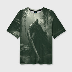Футболка оверсайз женская Рыцарь из Dark Souls, цвет: 3D-принт