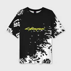Футболка оверсайз женская Cyberpunk 2077 japan, цвет: 3D-принт
