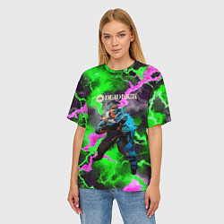 Футболка оверсайз женская Deadlock Kelvin, цвет: 3D-принт — фото 2