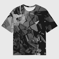 Футболка оверсайз женская Битое стекло, цвет: 3D-принт