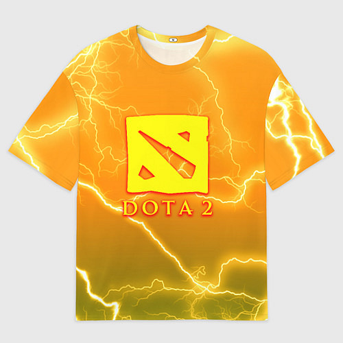 Женская футболка оверсайз DOTA storm / 3D-принт – фото 1