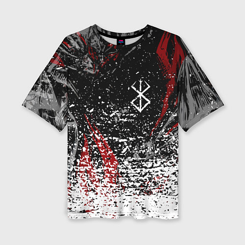 Женская футболка оверсайз Berserk 1997 / 3D-принт – фото 1