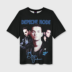 Женская футболка оверсайз Dave Gahan of Depeche Mode