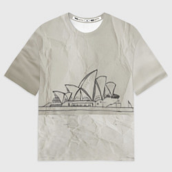 Женская футболка оверсайз Сидней