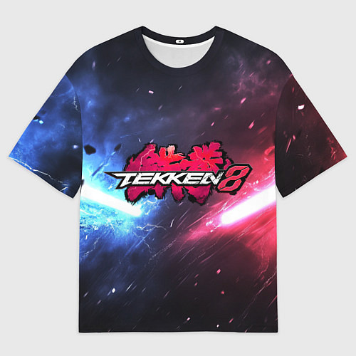 Женская футболка оверсайз Сопротивление в Tekken 8 / 3D-принт – фото 1