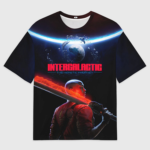 Женская футболка оверсайз Героиня Intergalactic the heretic prophet / 3D-принт – фото 1