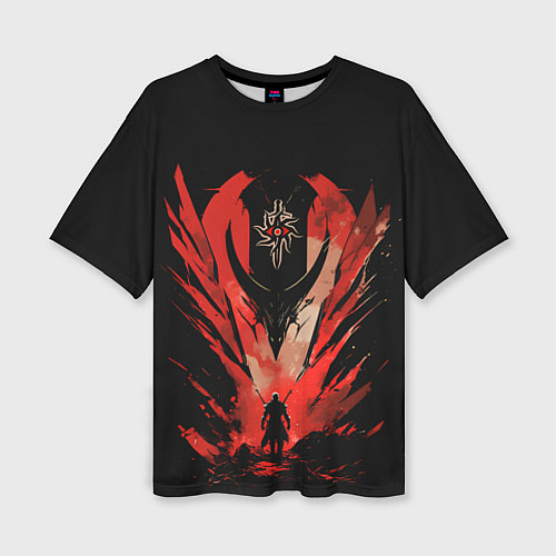 Женская футболка оверсайз Dragon age Inquisition art / 3D-принт – фото 1