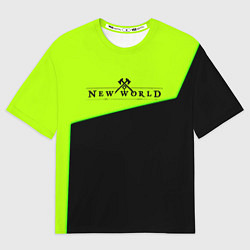 Футболка оверсайз женская New world geomerty, цвет: 3D-принт