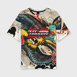 Футболка оверсайз женская Tekken dragon tatoo, цвет: 3D-принт