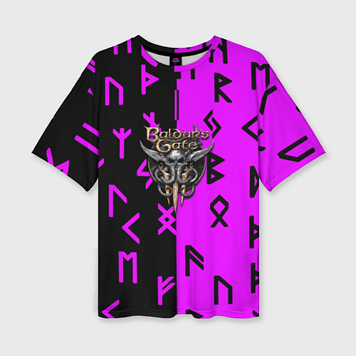 Женская футболка оверсайз Baldurs Gate game / 3D-принт – фото 1