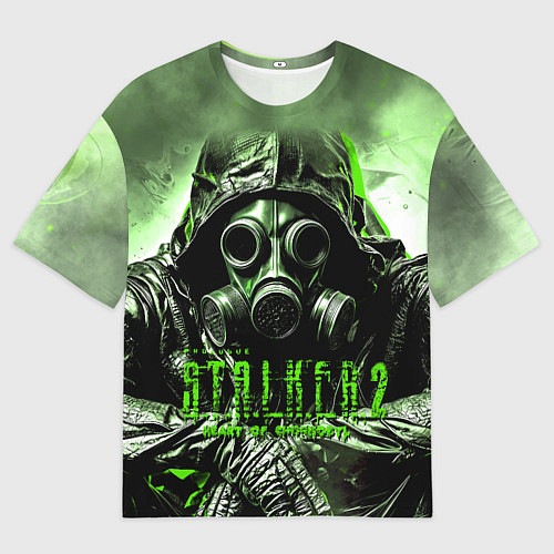 Женская футболка оверсайз Stalker II / 3D-принт – фото 1