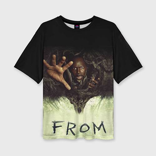 Женская футболка оверсайз Извне сериал ужастик / 3D-принт – фото 1