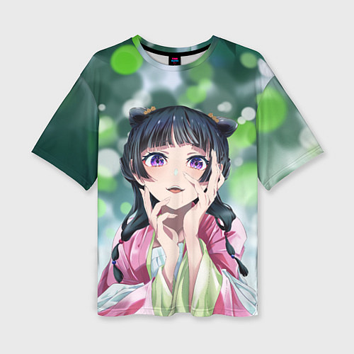 Женская футболка оверсайз Монолог фармацевта - травница Маомао / 3D-принт – фото 1