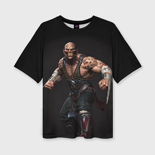 Женская футболка оверсайз Mortal kombat - baraka / 3D-принт – фото 1