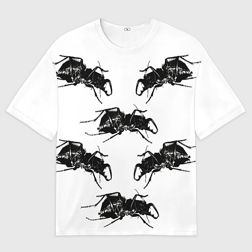 Женская футболка оверсайз Mezzanine / 3D-принт – фото 1