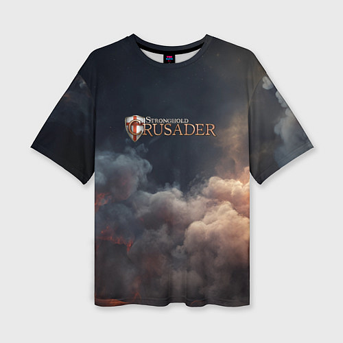 Женская футболка оверсайз Stronghold Crusader logo / 3D-принт – фото 1