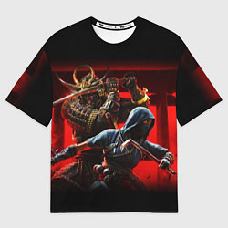 Футболка оверсайз женская Assassins Creed Тени, цвет: 3D-принт