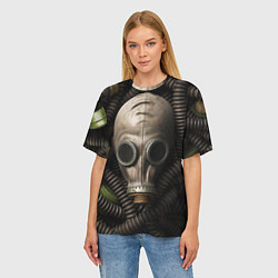 Футболка оверсайз женская Авто рожденные в СССР, цвет: 3D-принт — фото 2